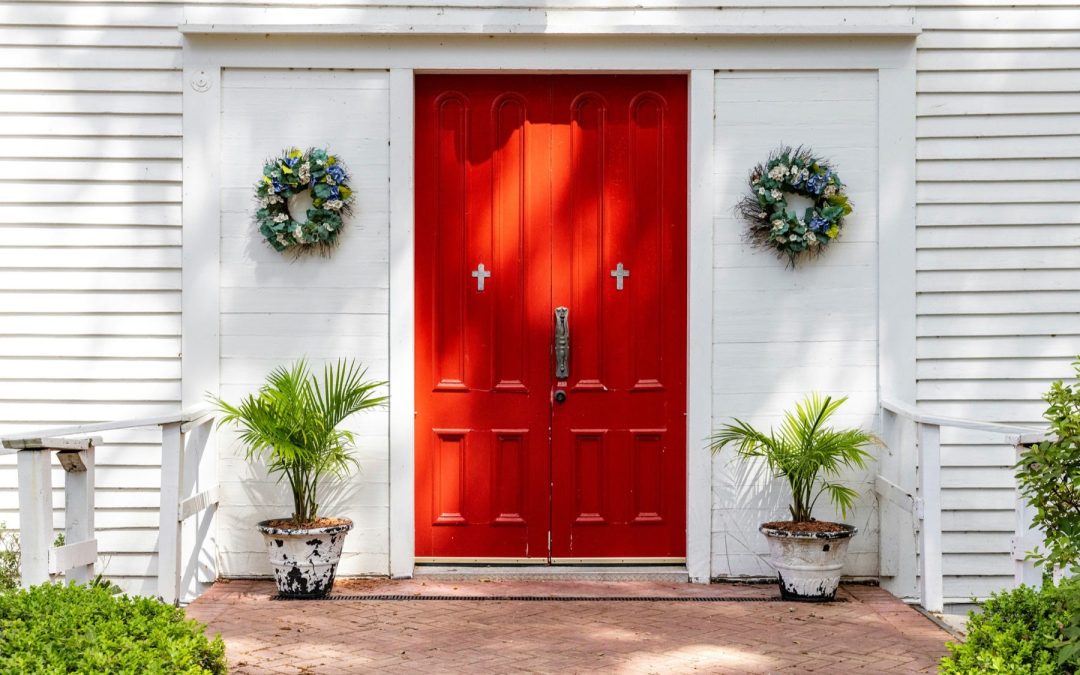 The New Red Door of the Church